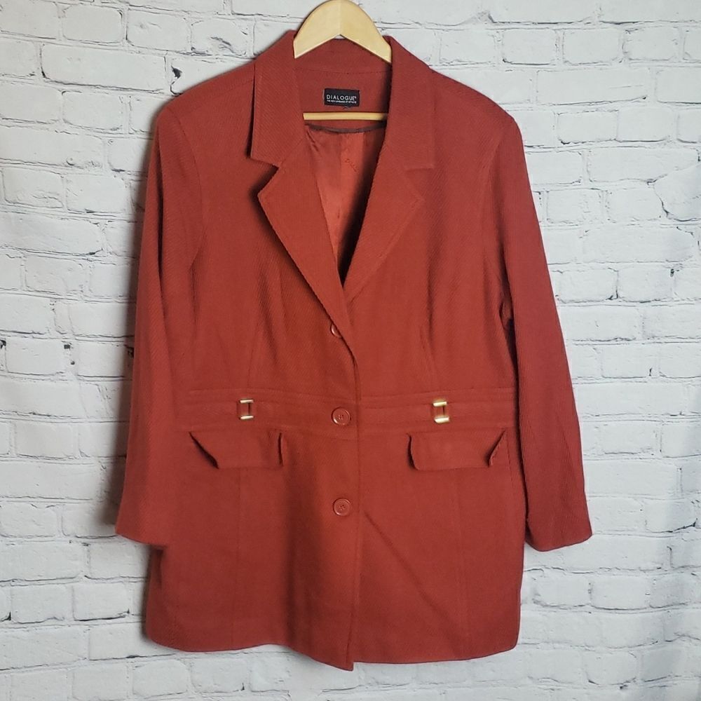 Vintage Dialogue Orange Jacket‎